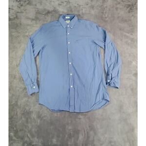 J.Crew Mens Size M Secret Wash SLIM Fit 98% Organic Cotton Blue C27-26